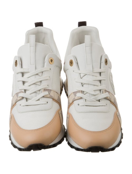 Louis Vuitton Damier Azur Pattern Leather Sneakers