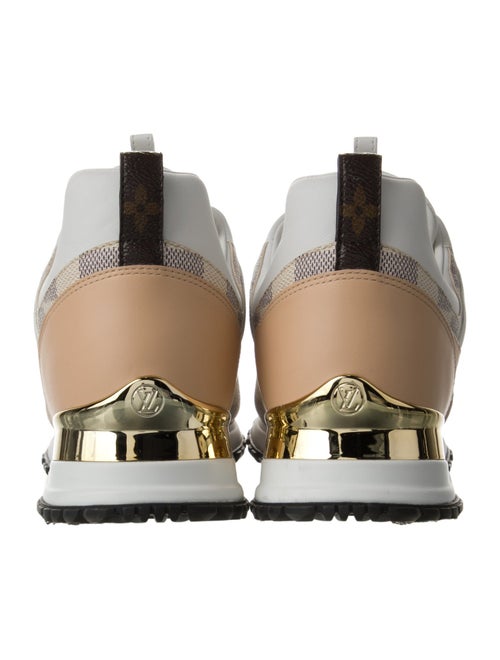 Louis Vuitton Damier Azur Pattern Leather Sneakers