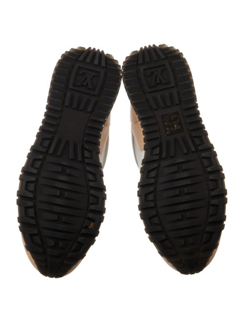 Louis Vuitton Damier Azur Pattern Leather Sneakers