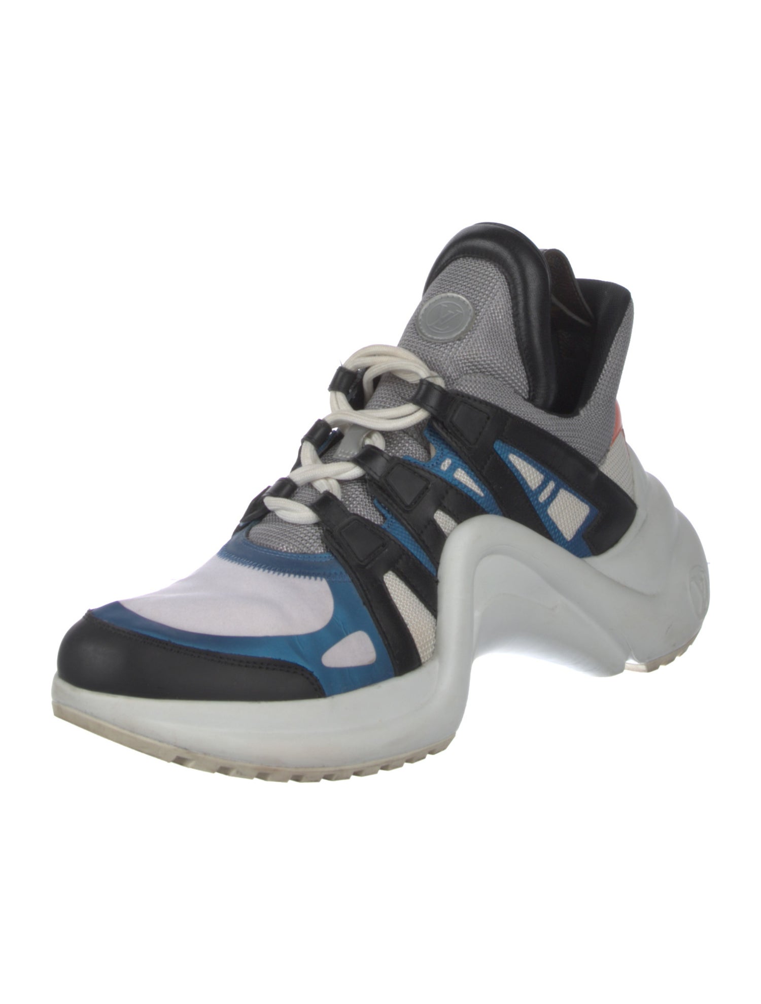 Louis Vuitton LV Monogram Leather Chunky Sneakers