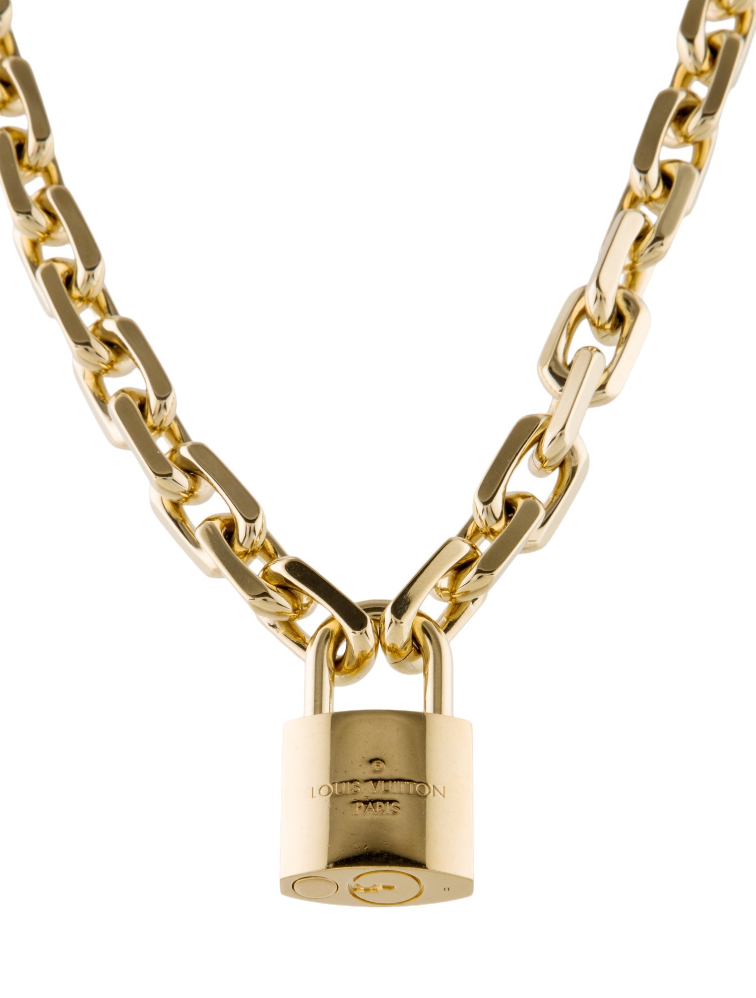 Louis Vuitton LV Cadenas Edge Necklace