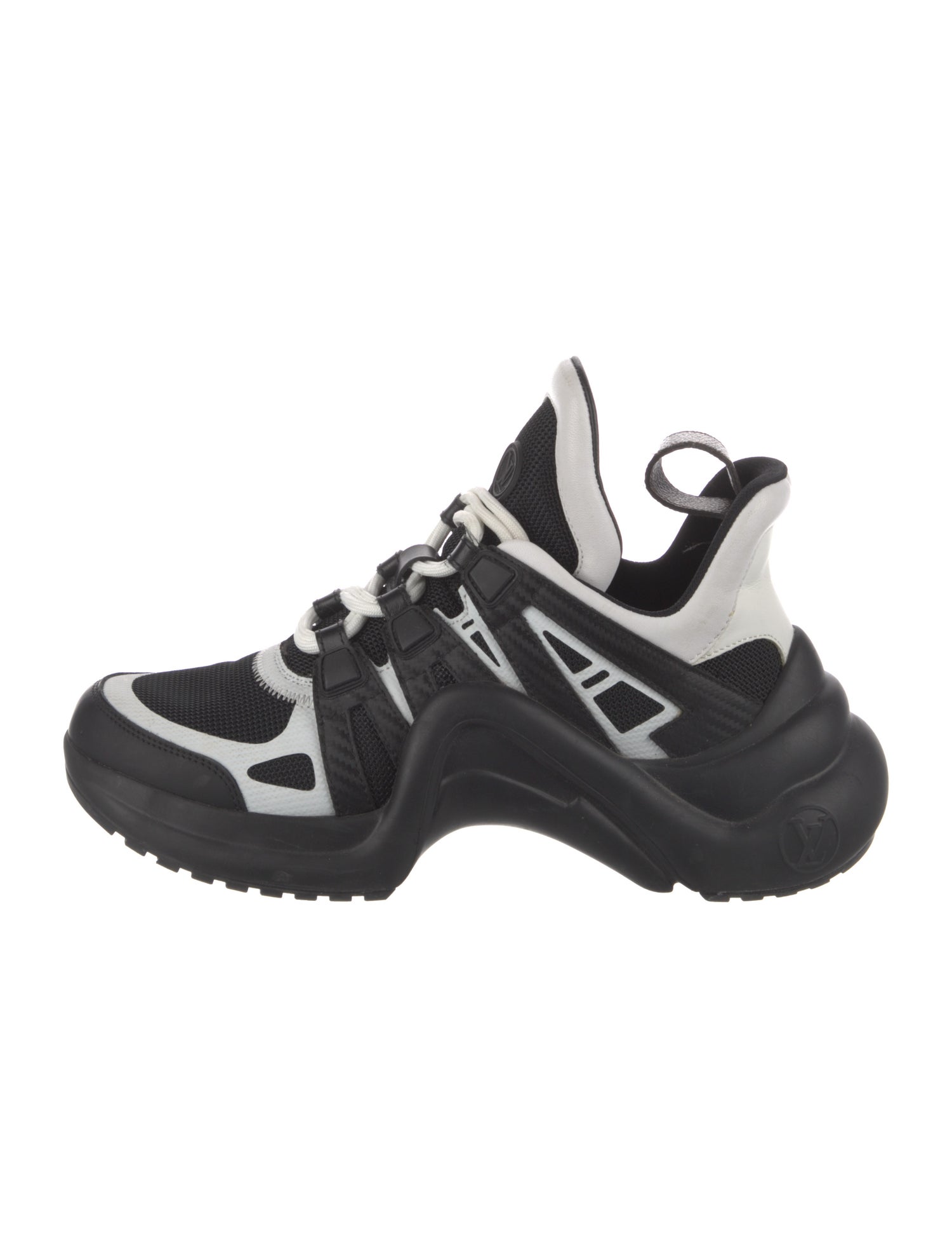 Louis Vuitton Colorblock Pattern Chunky Sneakers