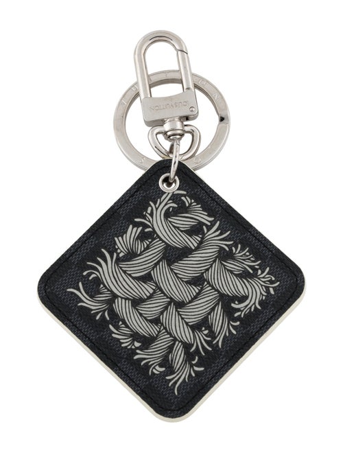 Louis Vuitton x Christopher Nemeth 2015 Damier Graphite Illustre Rope Keychain