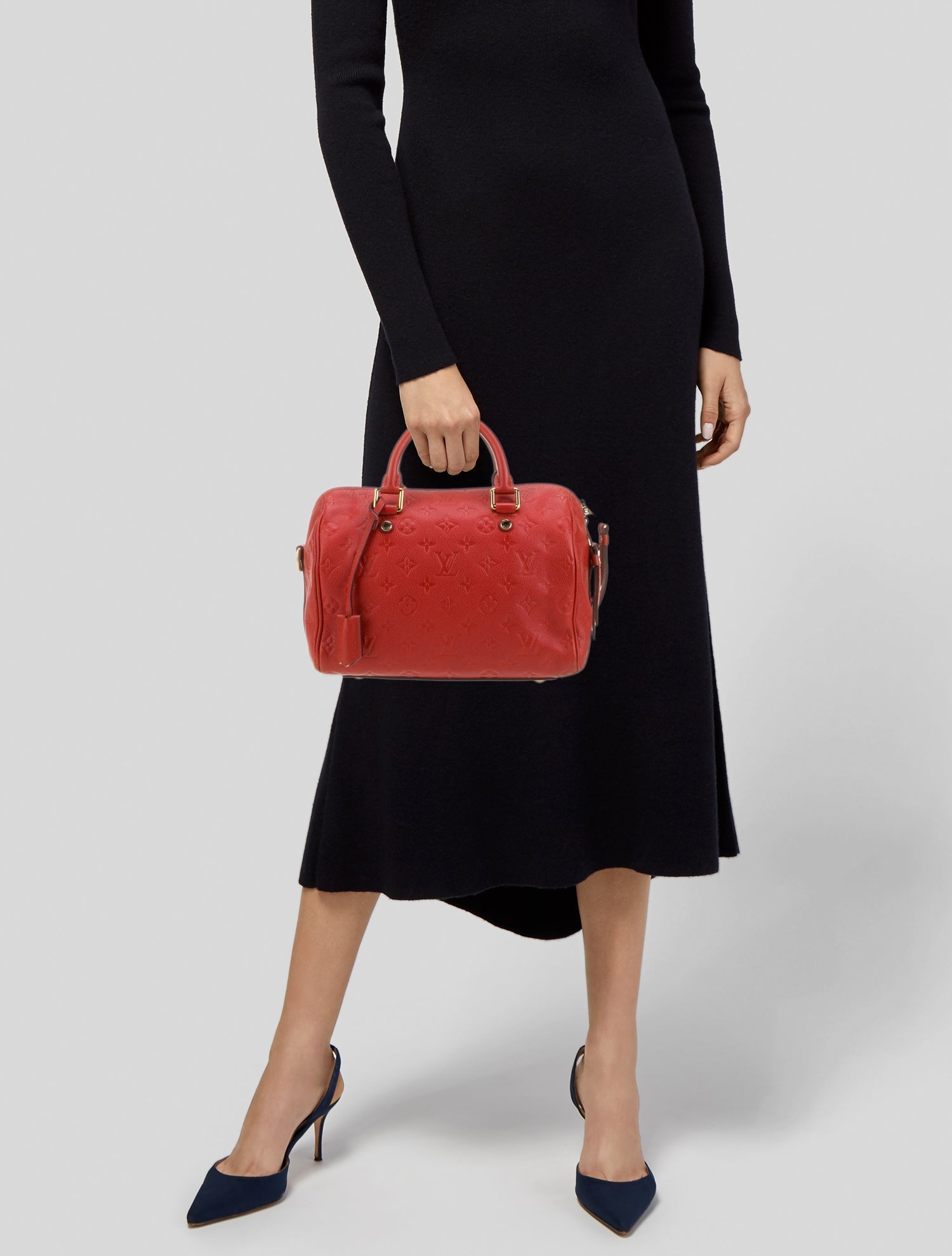 Louis Vuitton LV Monogram Speedy Bandouliere