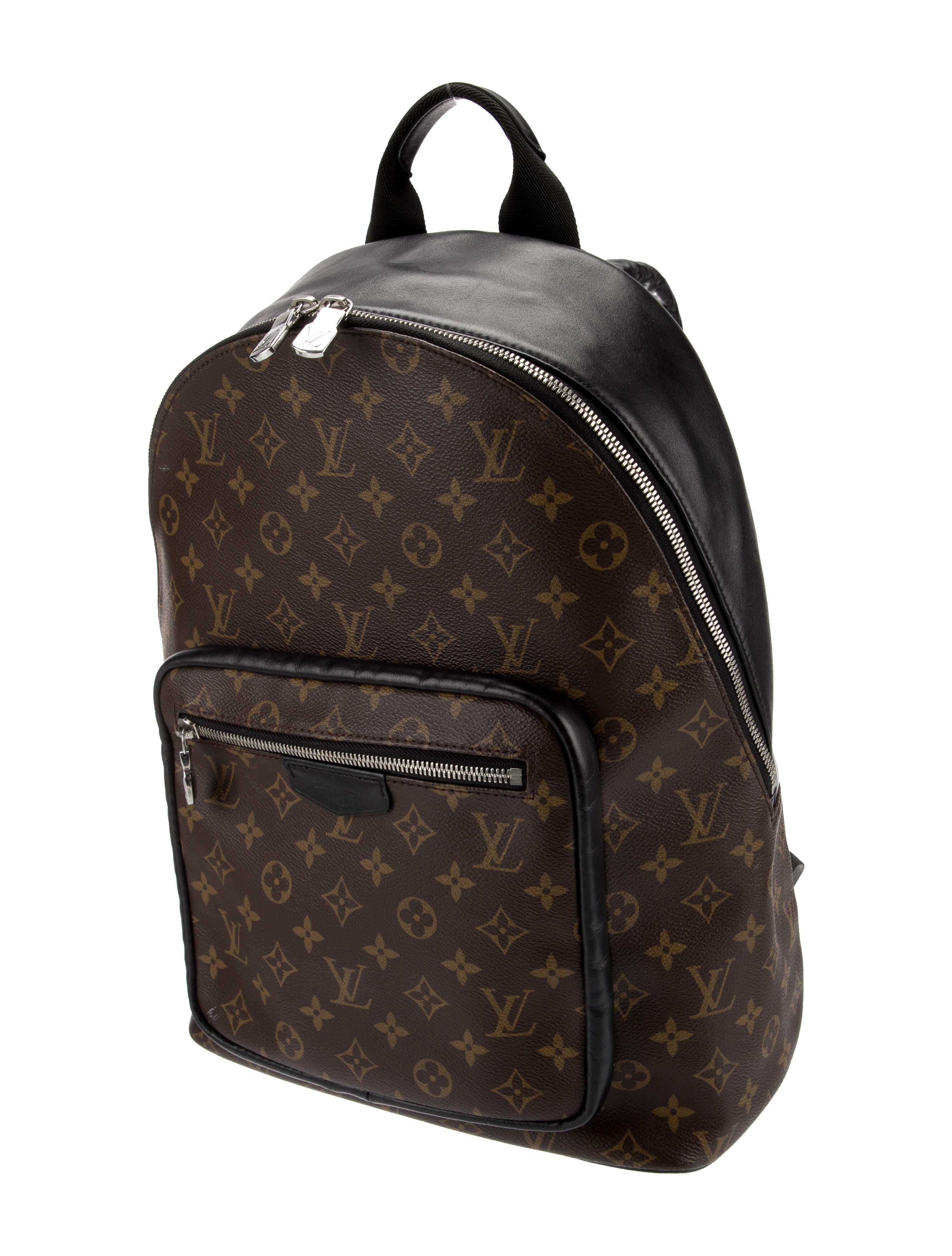 Louis Vuitton LV Monogram Macassar Josh Backpack 20 GM