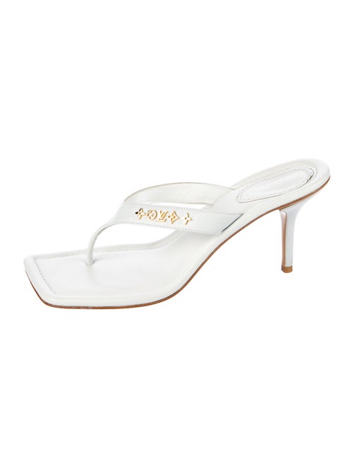 Louis Vuitton Leather Slides