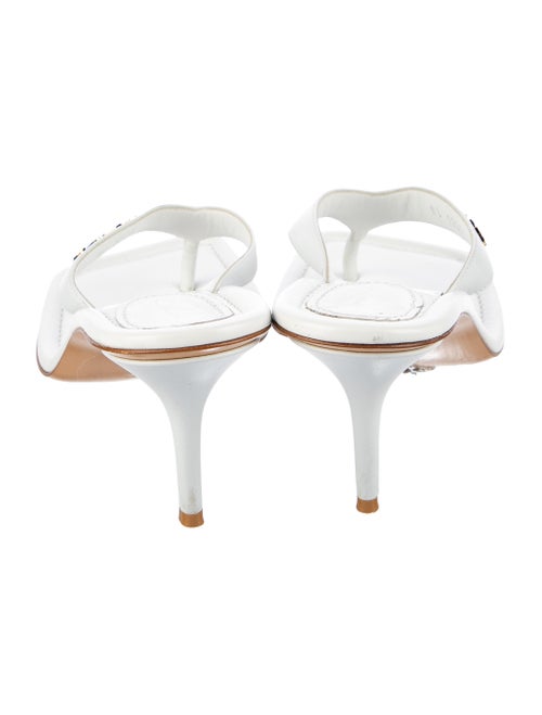 Louis Vuitton Leather Slides