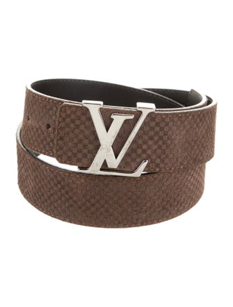 Louis Vuitton 2012 Mini Damier 40MM LV Initials Waist Belt