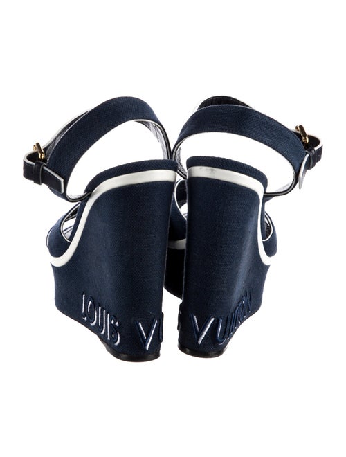 Louis Vuitton Canvas Slingback Sandals
