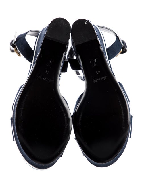 Louis Vuitton Canvas Slingback Sandals