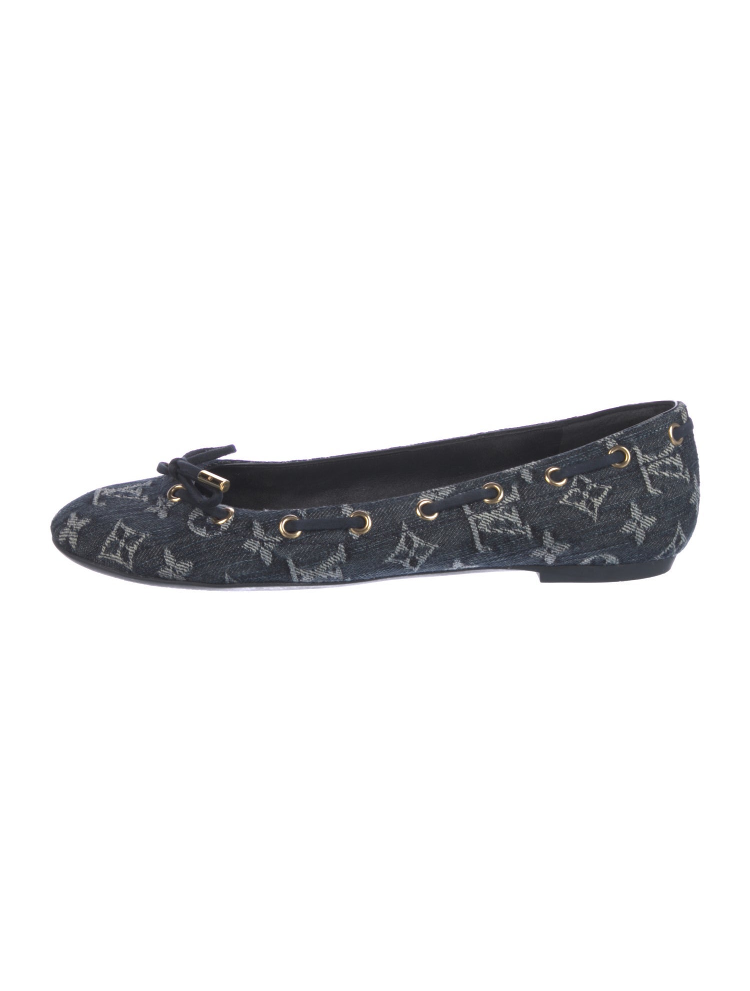 Louis Vuitton LV Monogram Denim Ballet Flats