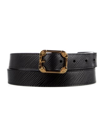 Louis Vuitton Malletier Buckle Belt LV Monogram Belt