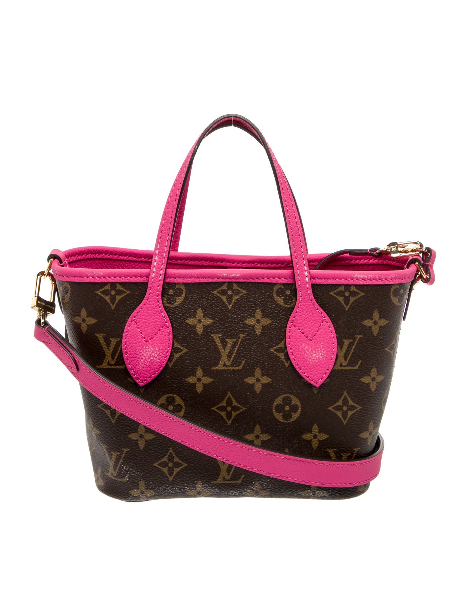 Louis Vuitton LV Monogram Neverfull Bandouliere Inside Out BB
