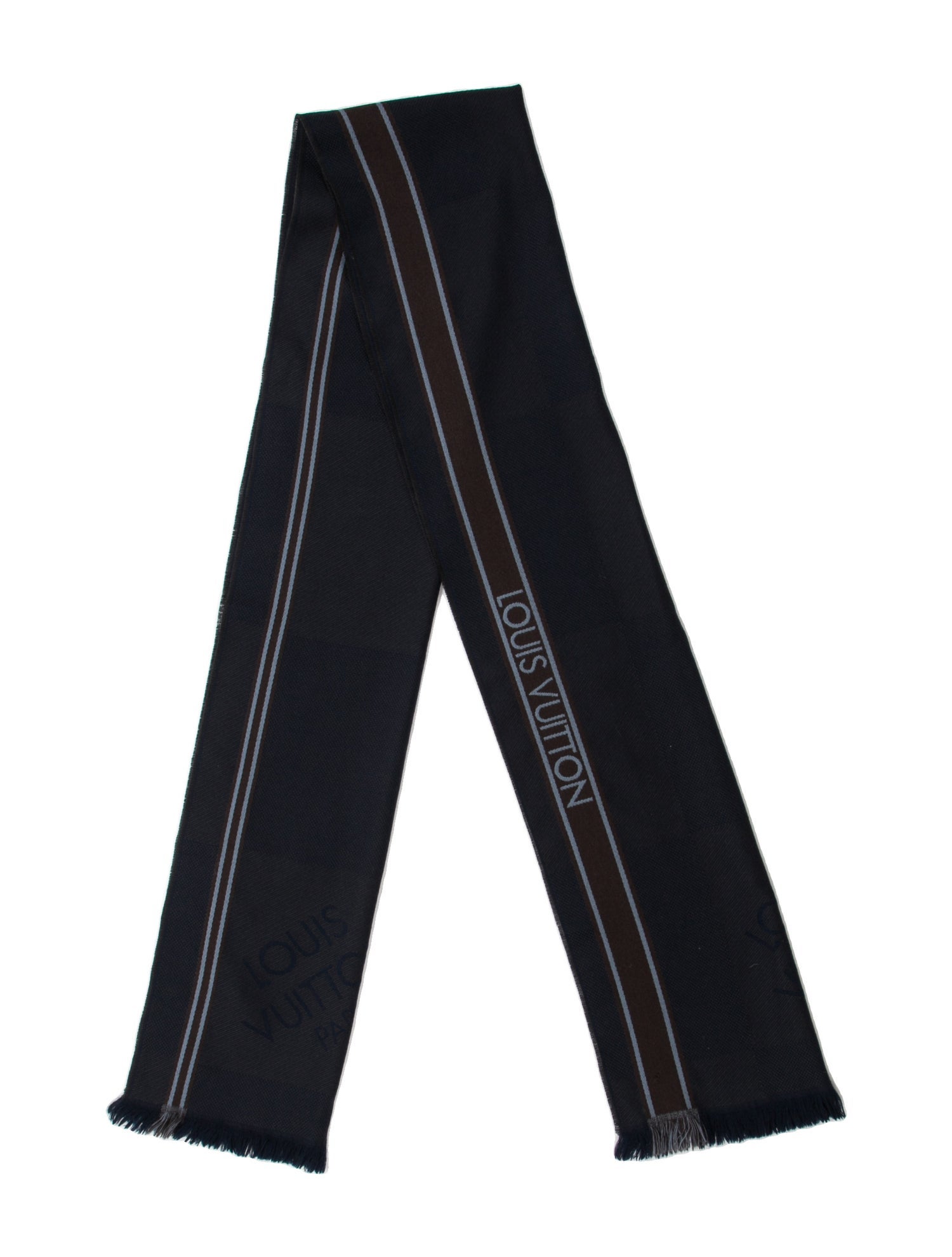 Louis Vuitton Wool Striped Scarf