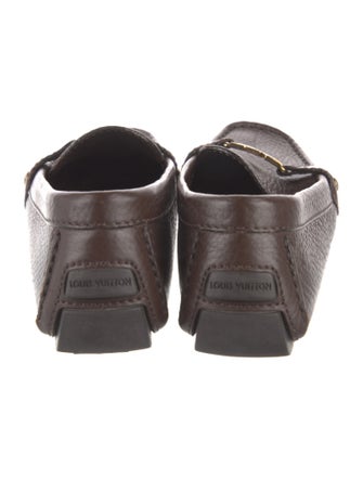 Louis Vuitton LV Monogram Leather Loafers