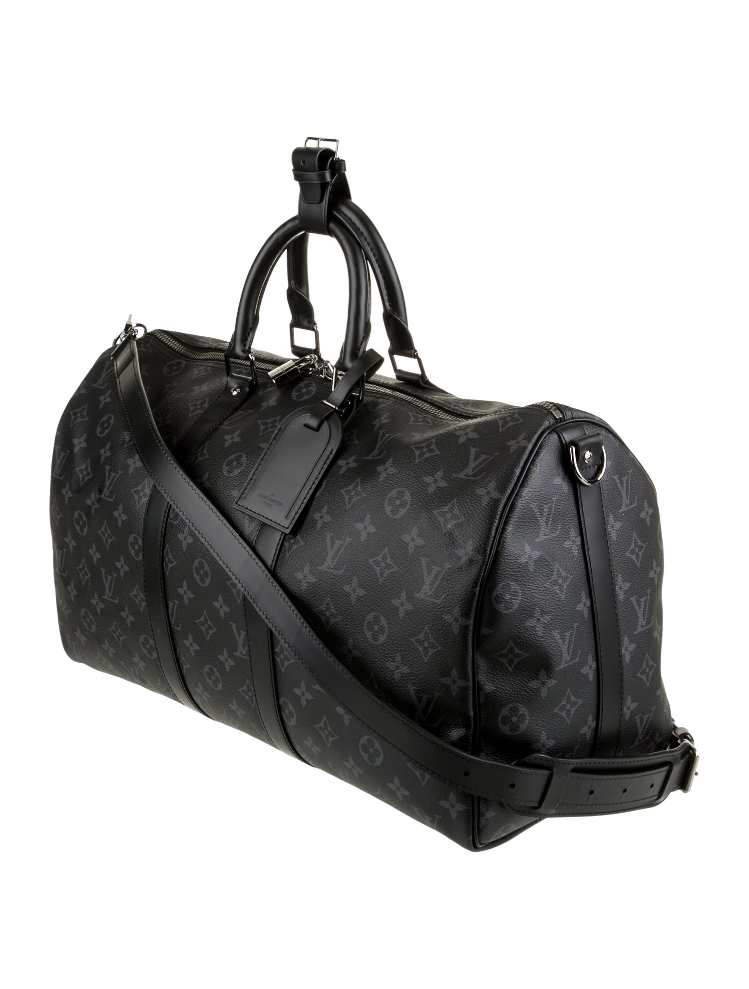 Louis Vuitton Coated Canvas Keepall Bandouliere 45