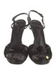 Louis Vuitton Leather T-Strap Sandals