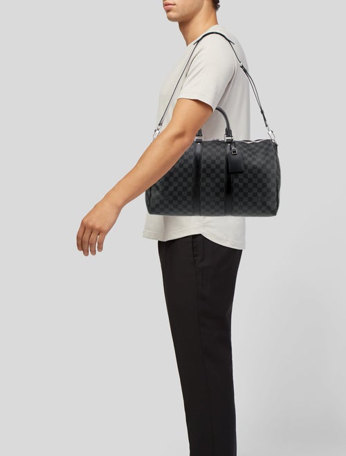 Louis Vuitton Damier Graphite Keepall Bandouliere 45