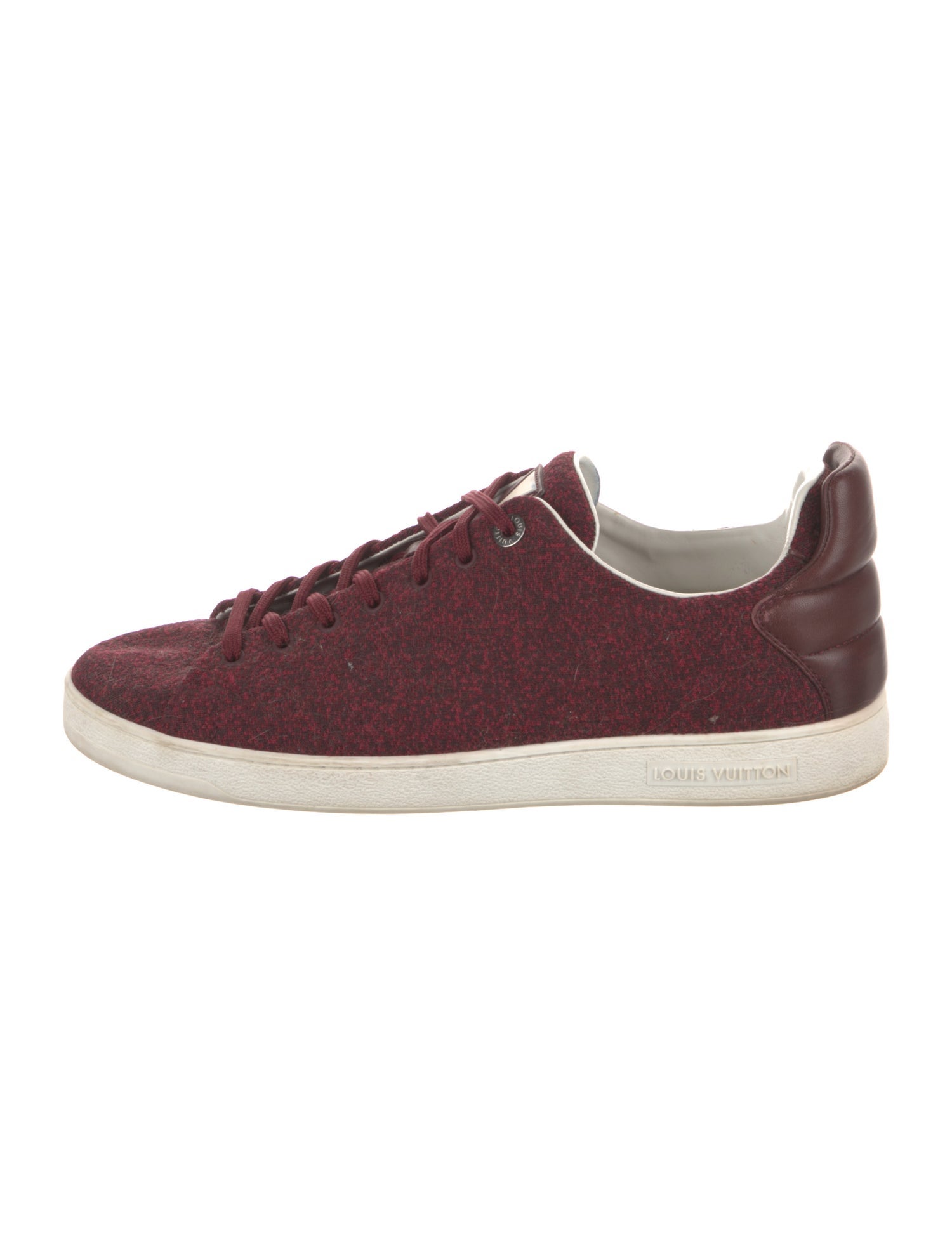 Louis Vuitton Printed Leather Trim Embellishment Sneakers