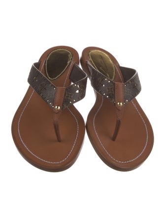 Louis Vuitton LV Monogram Lasercut Accents Slides