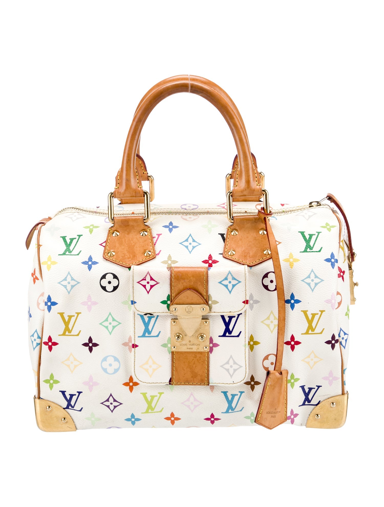 Louis Vuitton Multicolore Monogram Speedy 30 Vintage