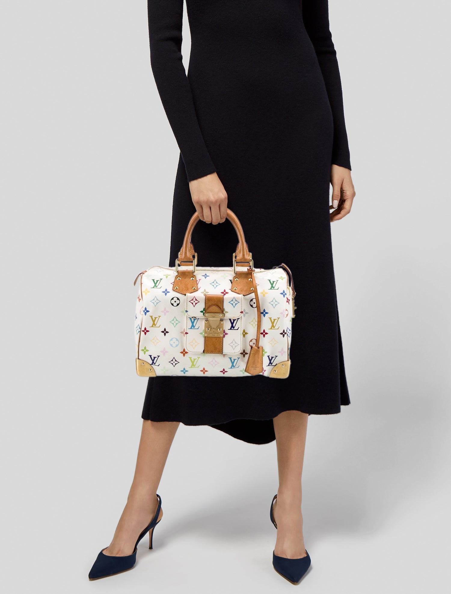 Louis Vuitton Multicolore Monogram Speedy 30 Vintage