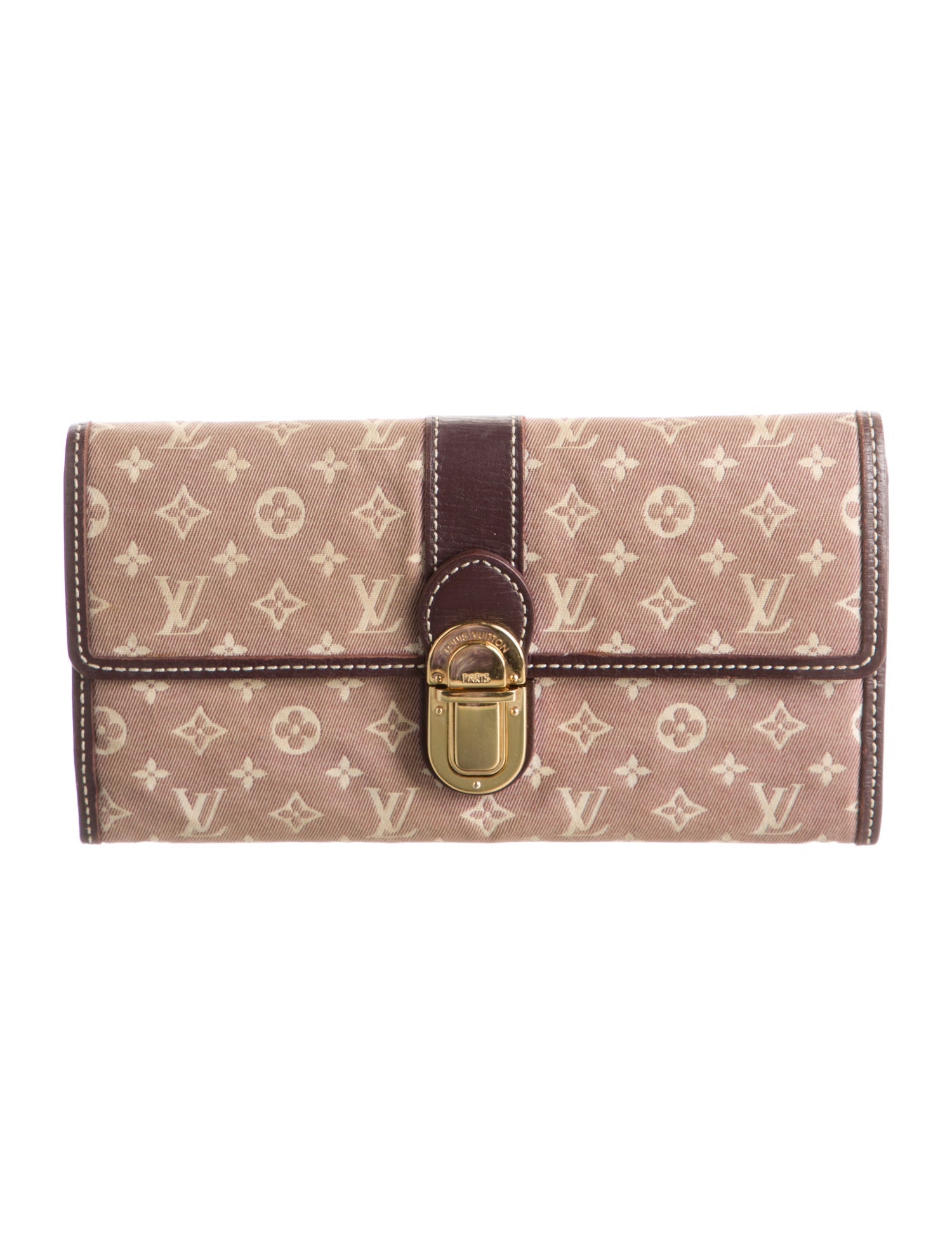 Louis Vuitton 2011 Monogram Idylle Pattern Sarah Wallet