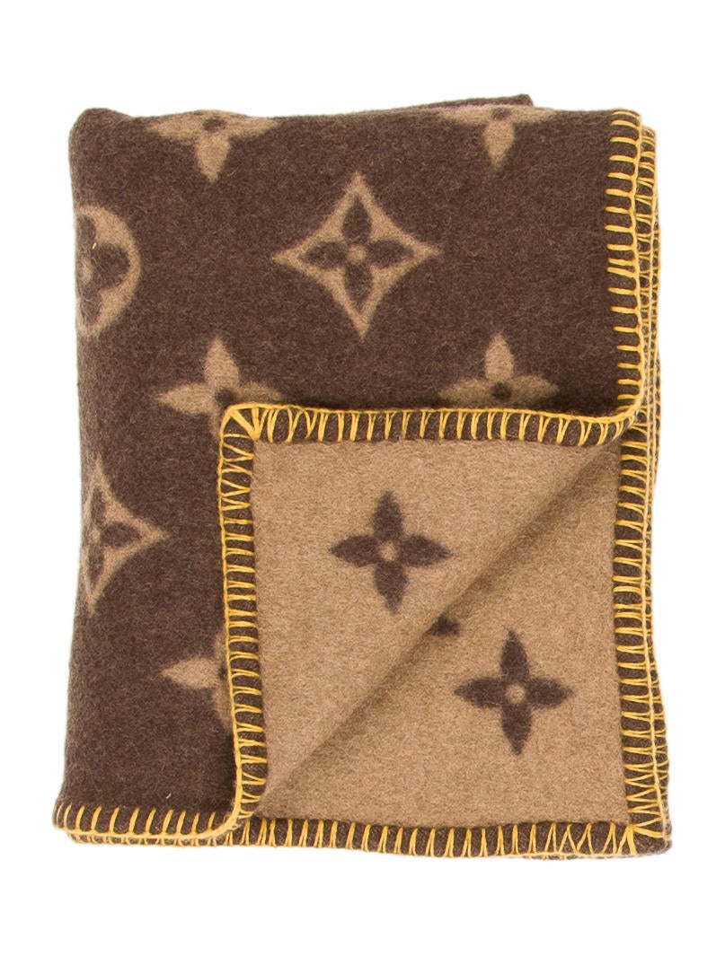 Louis Vuitton Monogram Throw Blanket Pillows & Throws LOU111556