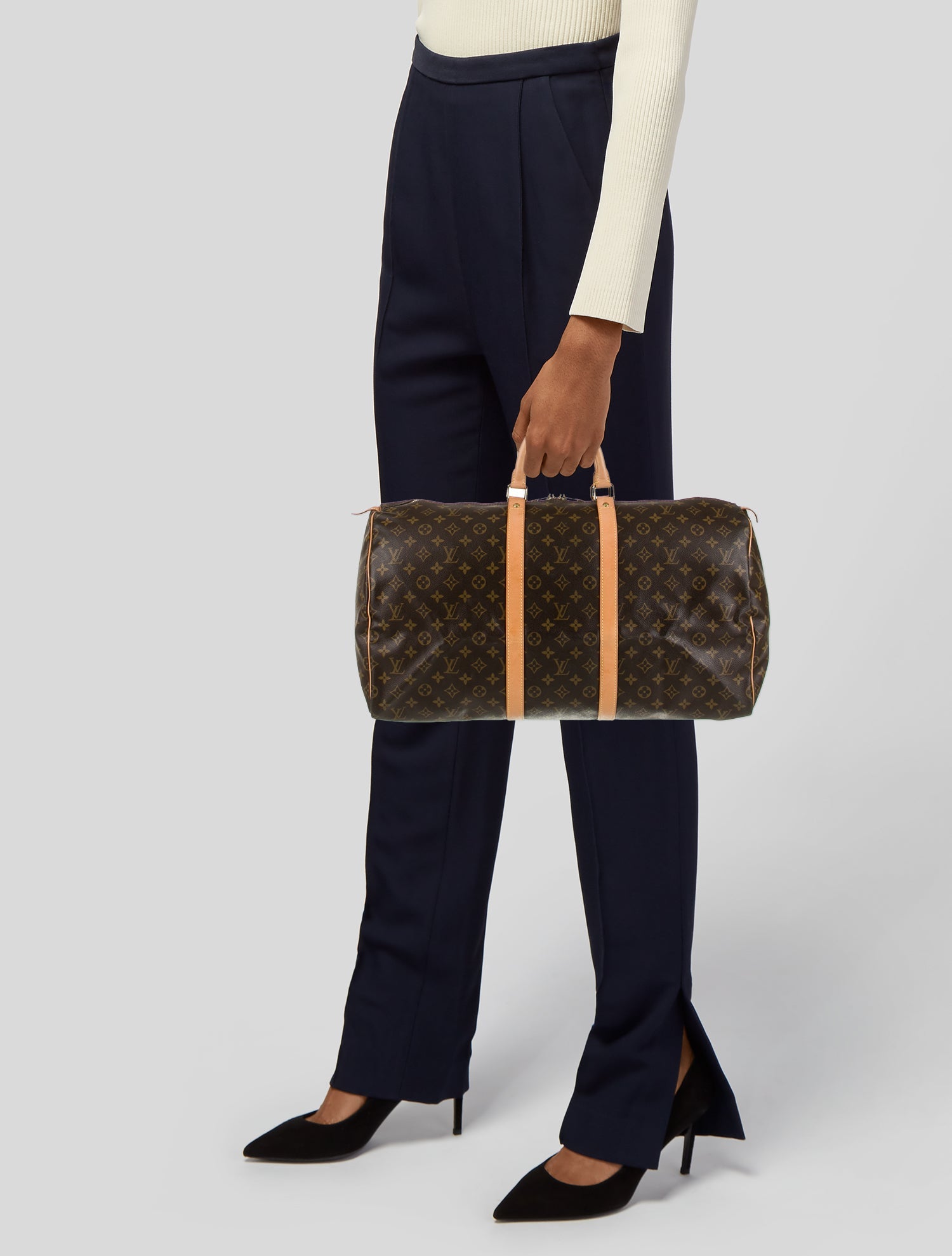 Louis Vuitton LV Monogram Keepall 55 Vintage