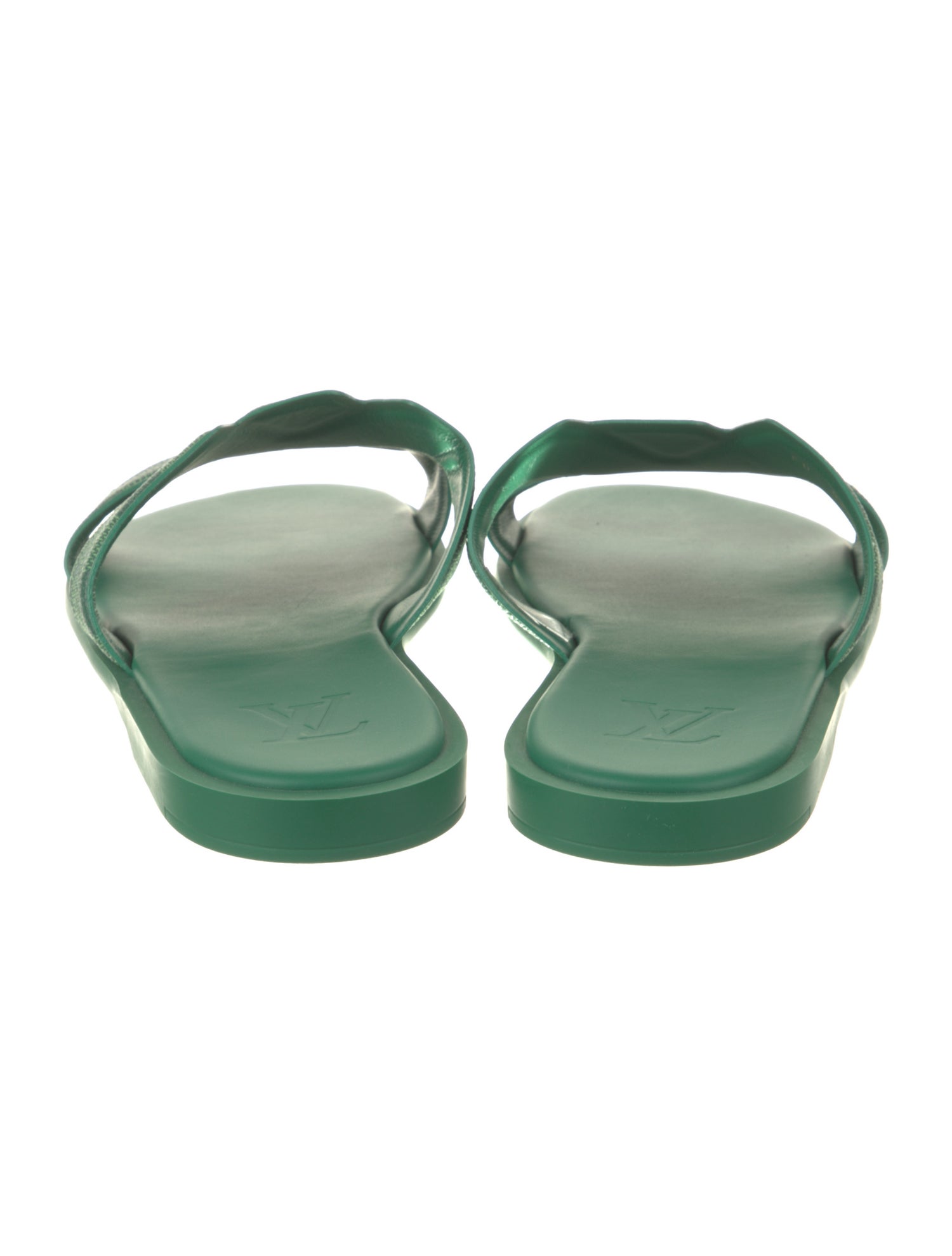 Louis Vuitton Plaid Print Slides