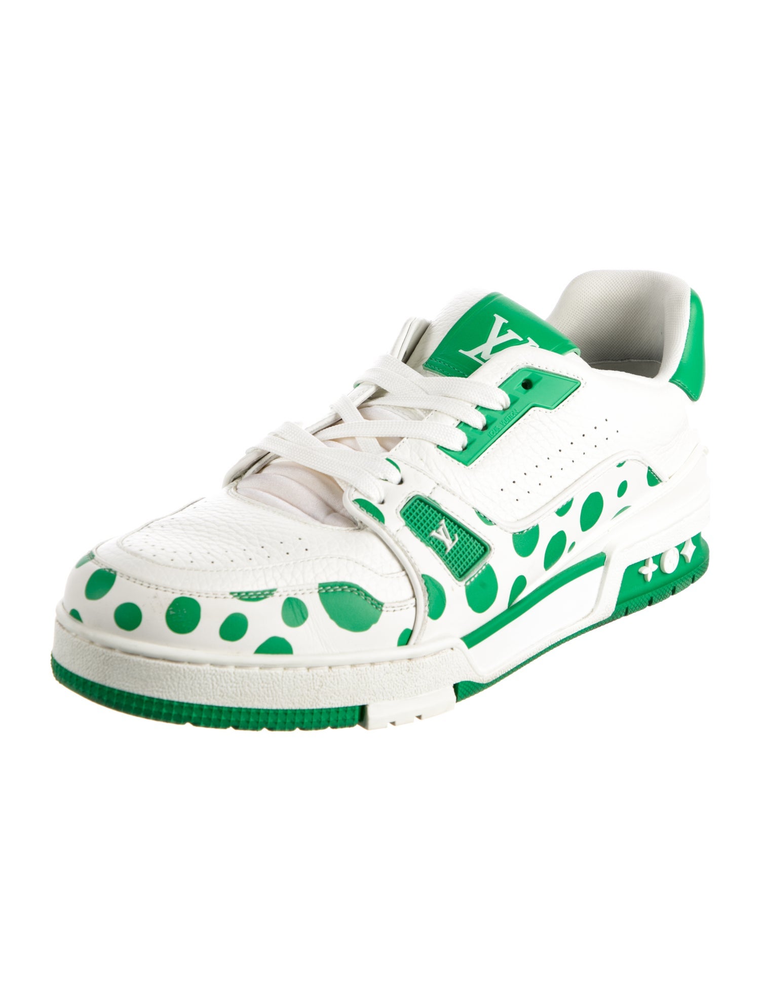 Louis Vuitton x Yayoi Kusama LV Monogram Leather Sneakers