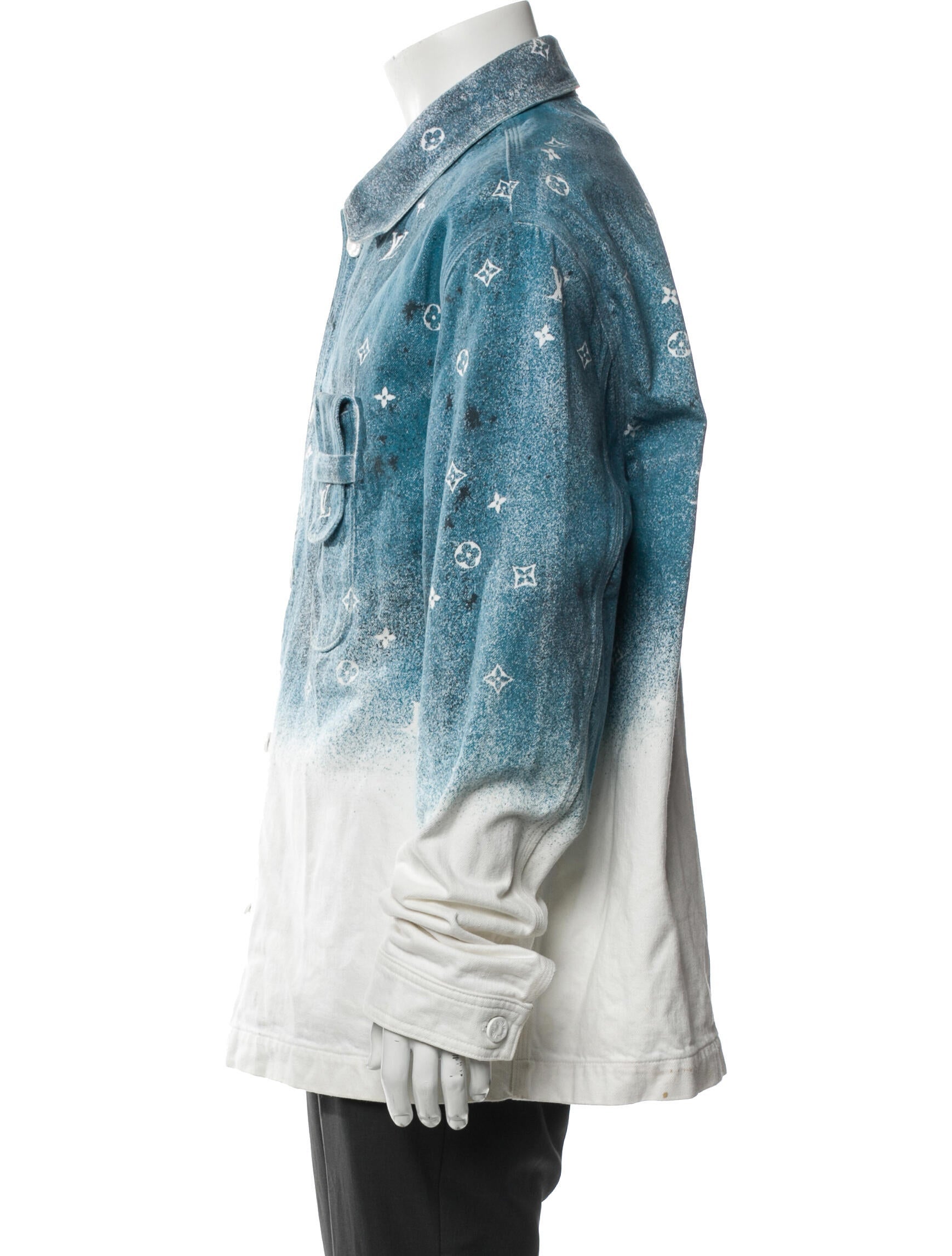 Louis Vuitton 2020 Tie-Dye Denim Jacket