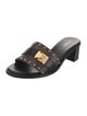 Louis Vuitton LV Monogram Studded Accents Slides