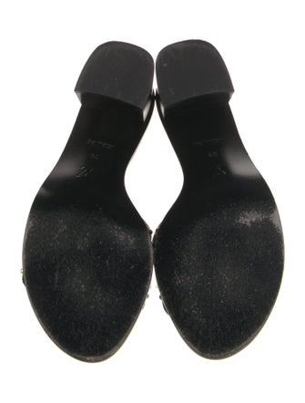 Louis Vuitton LV Monogram Studded Accents Slides