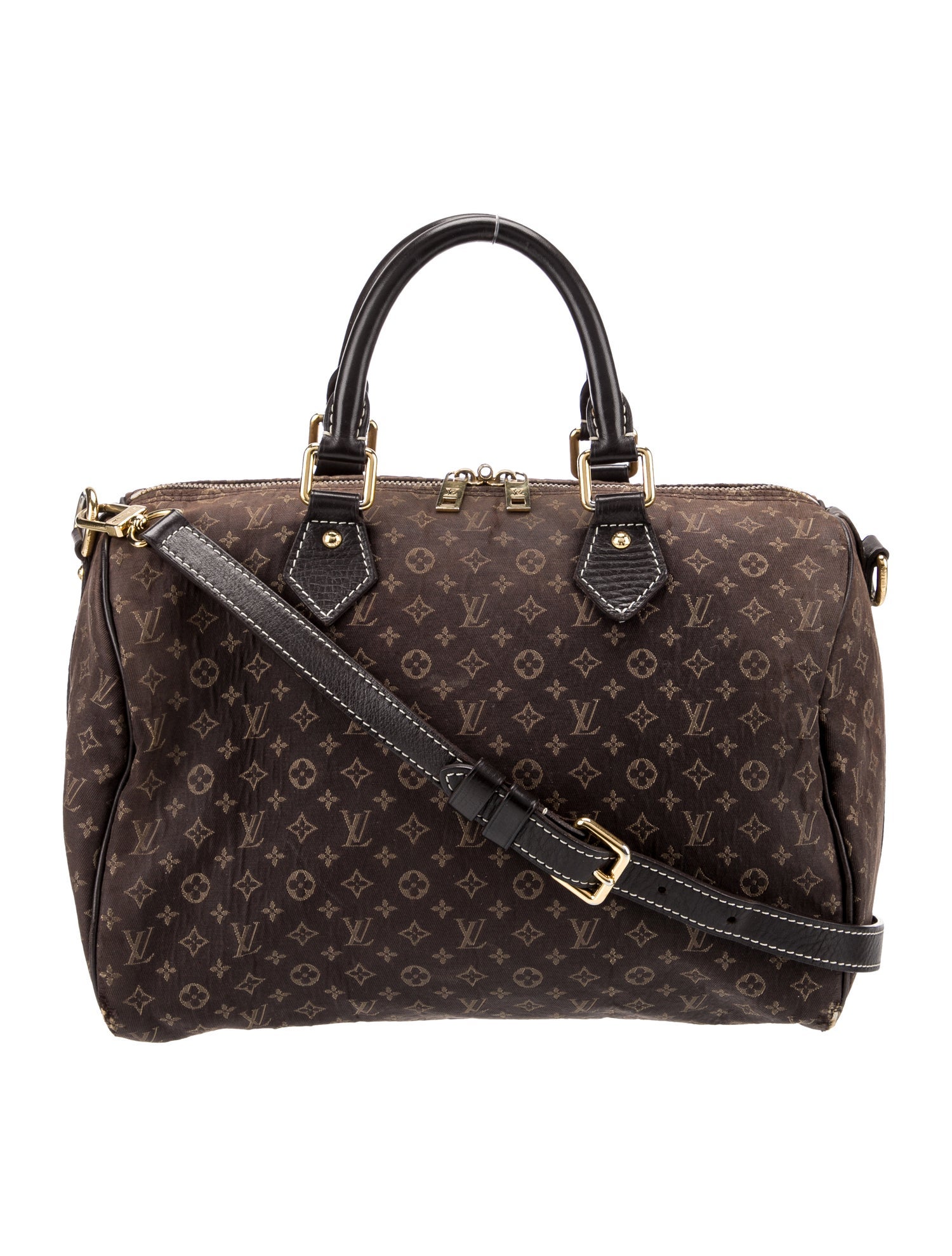 Louis Vuitton Monogram Mini Lin Speedy Bandouliere 30