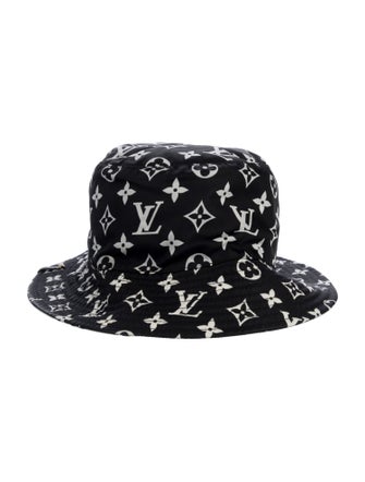 Louis Vuitton Nylon Monogram Reversible Bob Bucket Hat