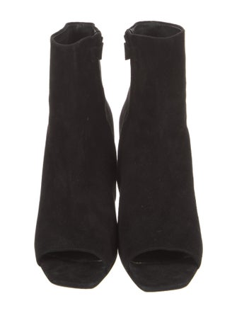 Louis Vuitton Suede Cutout Accent Sock Boots