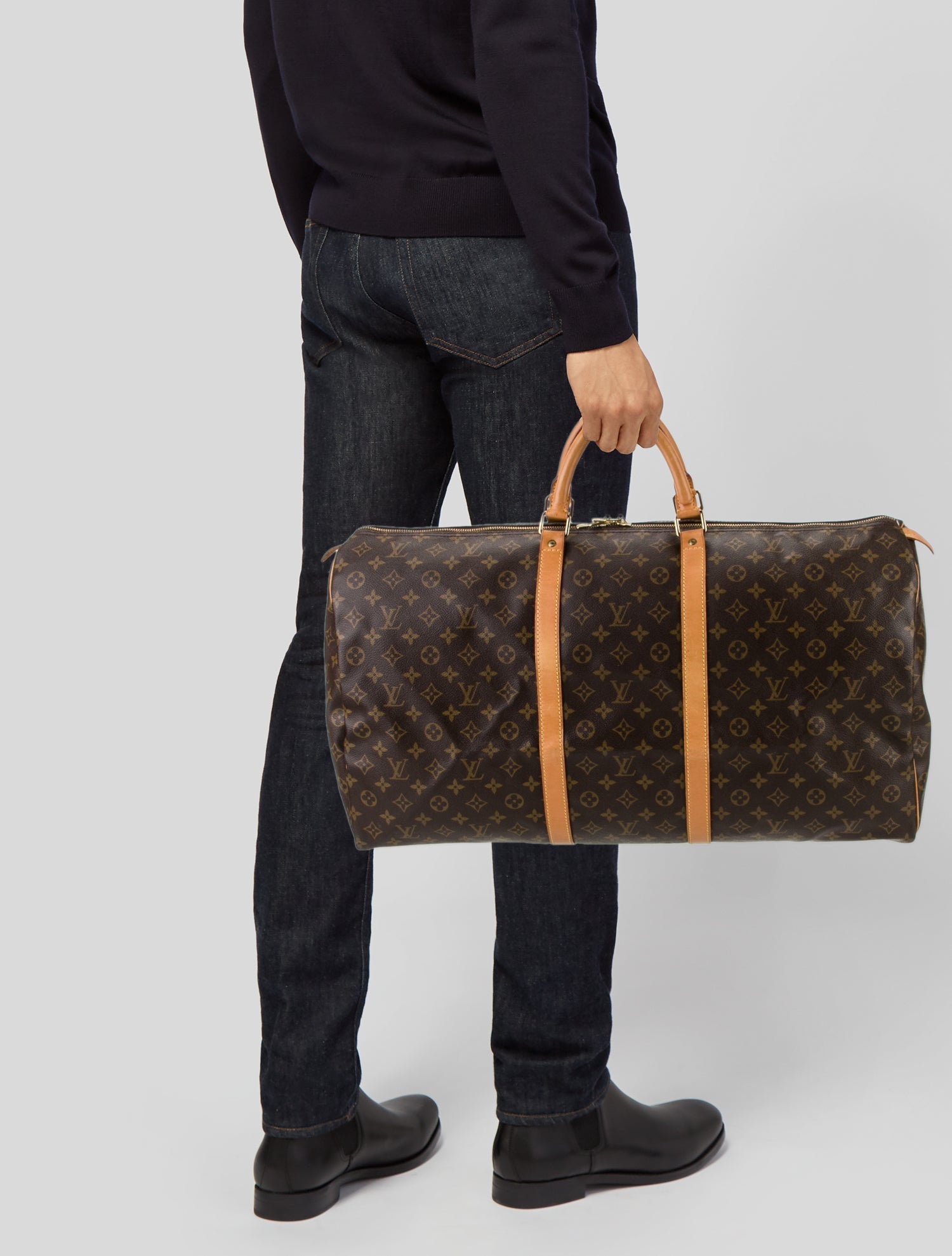 Louis Vuitton LV Monogram Keepall 60 Vintage