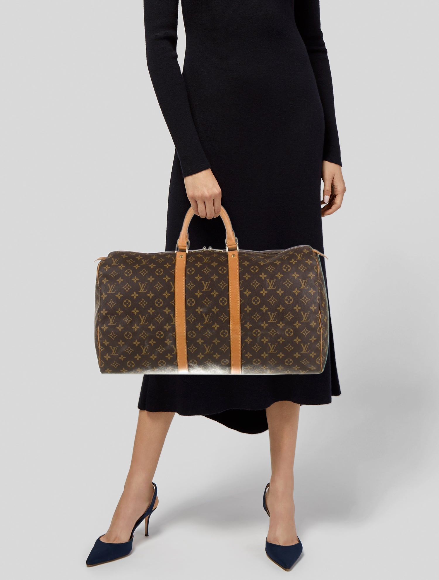 Louis Vuitton LV Monogram Keepall 55 Vintage