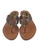 Louis Vuitton 2022 LV Monogram T-Strap Sandals