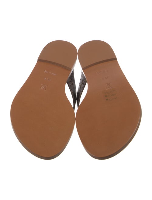 Louis Vuitton 2022 LV Monogram T-Strap Sandals