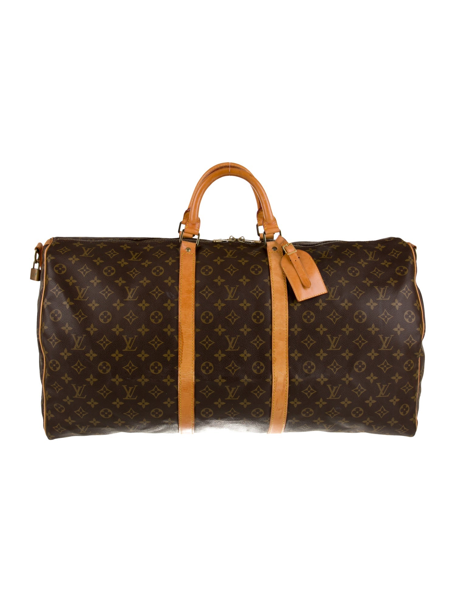 Louis Vuitton LV Monogram Keepall Bandouliere 60 Vintage