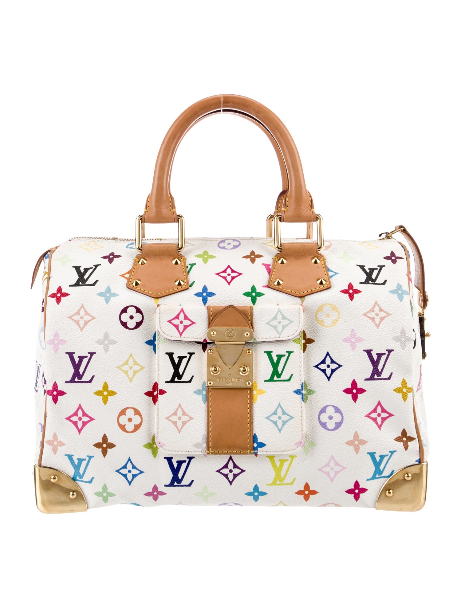 Louis Vuitton Multicolore Monogram Speedy 30 Vintage