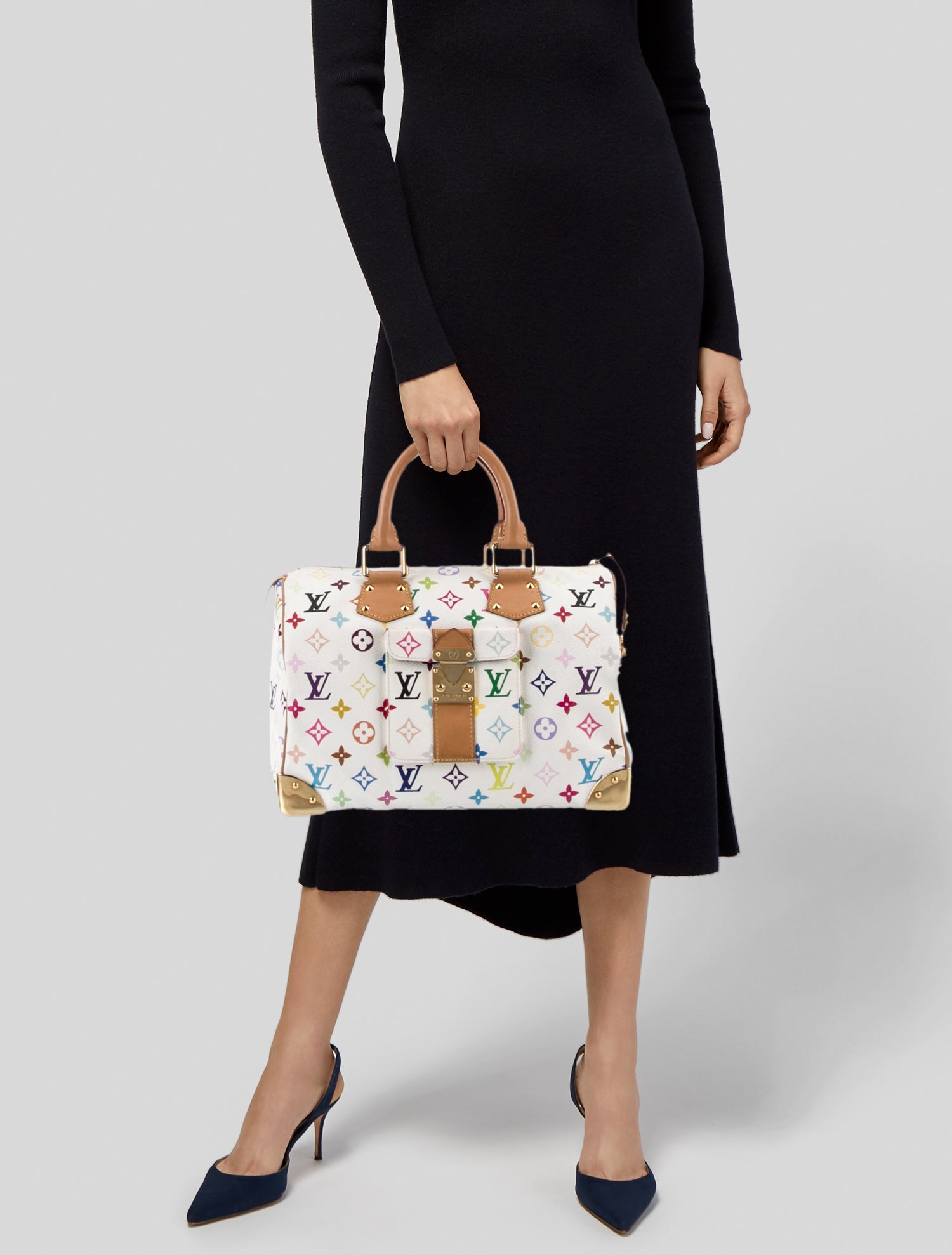 Louis Vuitton Multicolore Monogram Speedy 30 Vintage