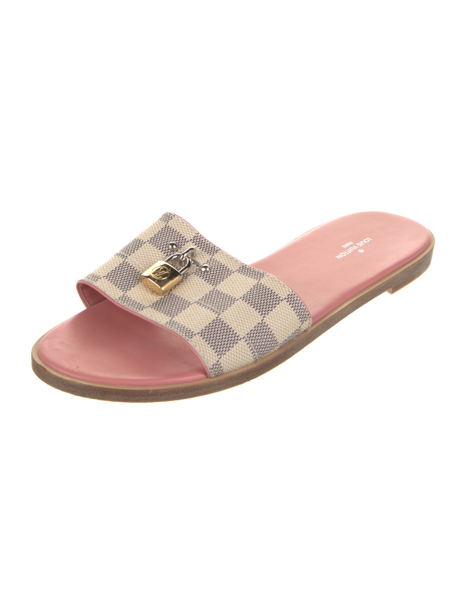 Louis Vuitton 2018 Damier Azur Pattern Flats