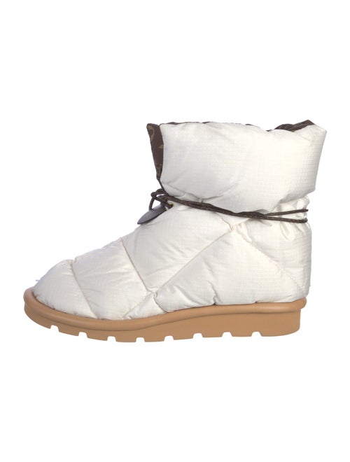Louis Vuitton LV Monogram Nylon Lace-Up Boots
