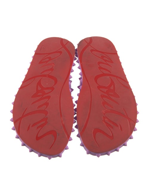 Christian Louboutin Rubber Studded Accents Flip Flops