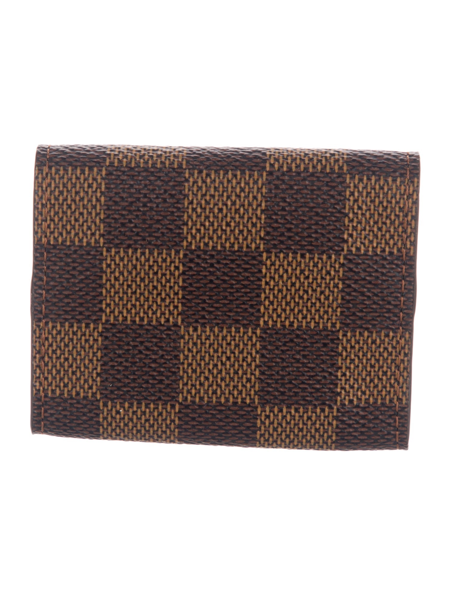Louis Vuitton Damier Ebene Cufflinks Case