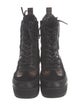 Louis Vuitton Monogram Pattern Suede Combat Boots