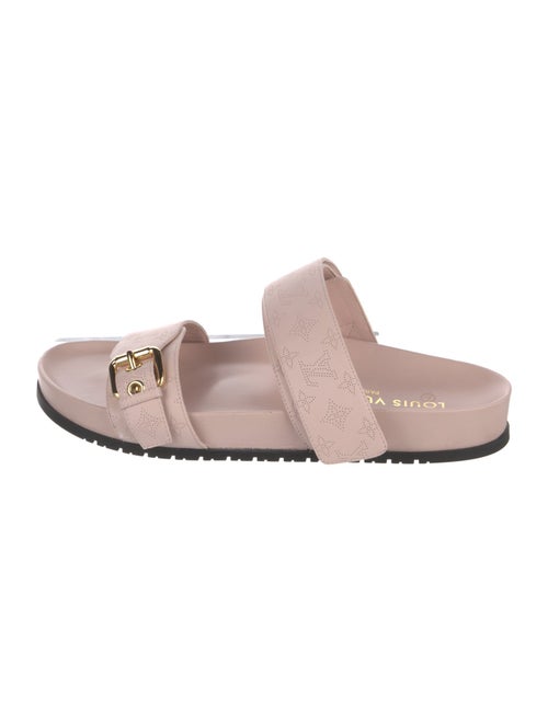 Louis Vuitton LV Monogram Leather Slides